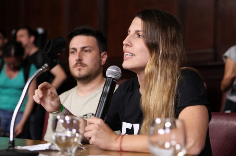 Marcha presidenta FUA