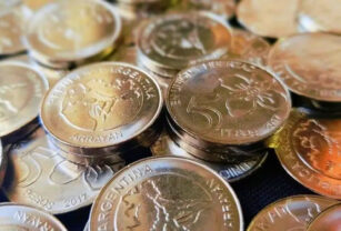 Moneda Cinco pesos