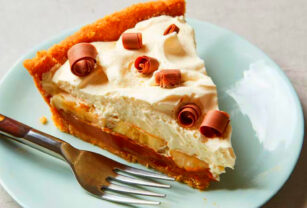 Torta de banana y dulce de leche