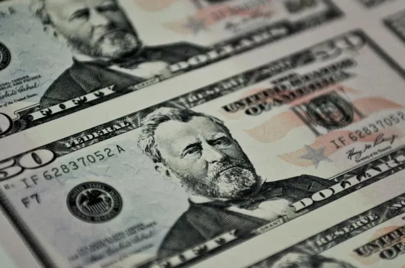 billete 50 dólares dólar blue