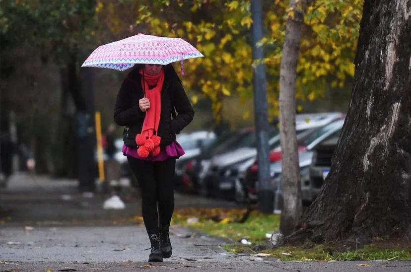 Dia de lluvia en el AMBA