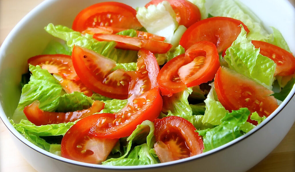 lechuga y tomate