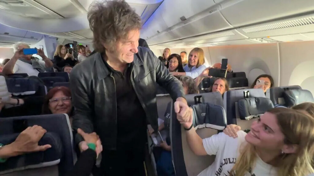 milei viajes