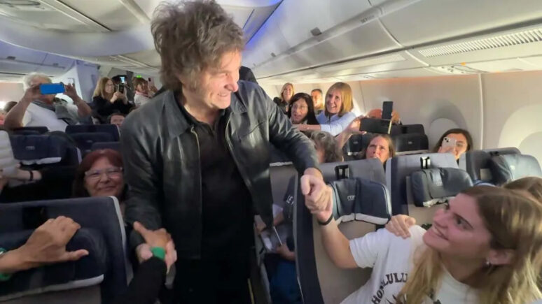 milei viajes