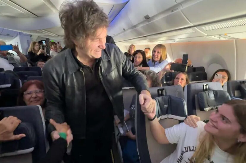 milei viajes