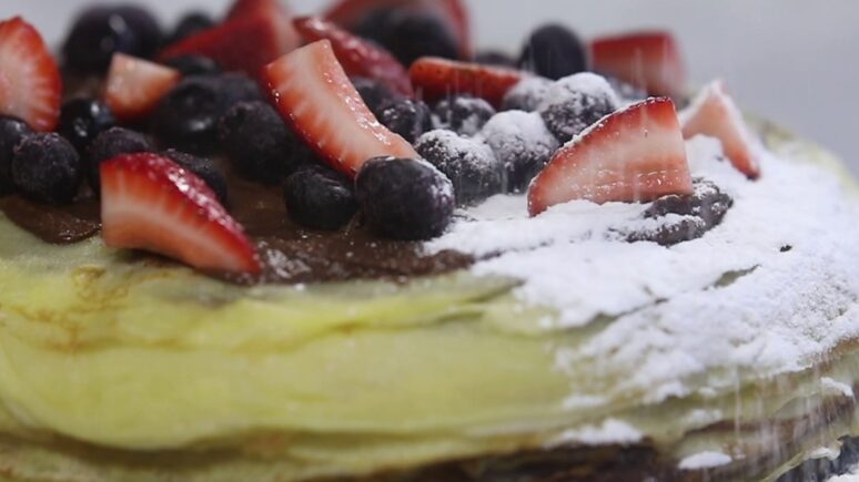milhojas de crepes