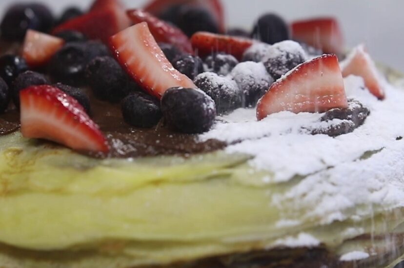 milhojas de crepes