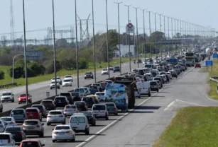 Ruta 2, tránsito intenso