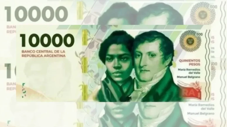 Billetes de $10 mil