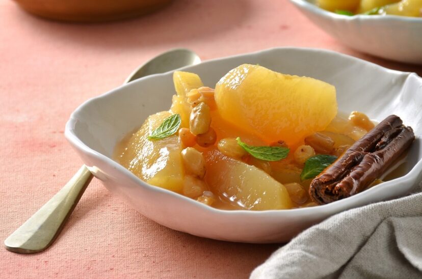 compota de manzana