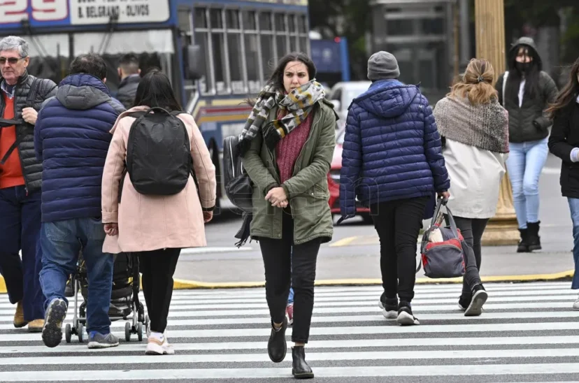 Clima AMBA frío lluvia