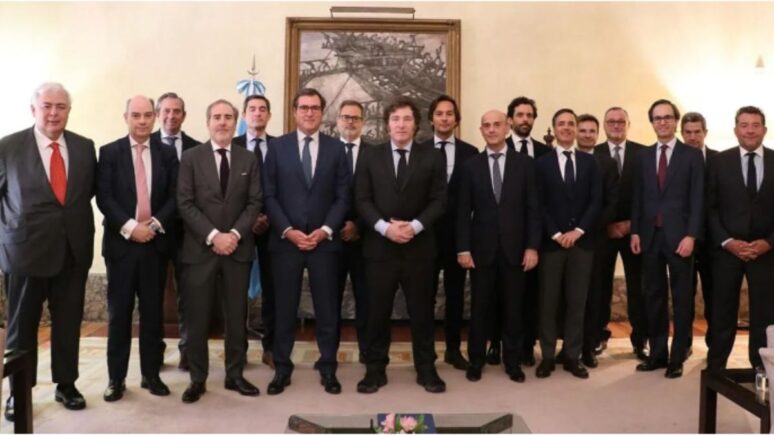 Milei España empresarios