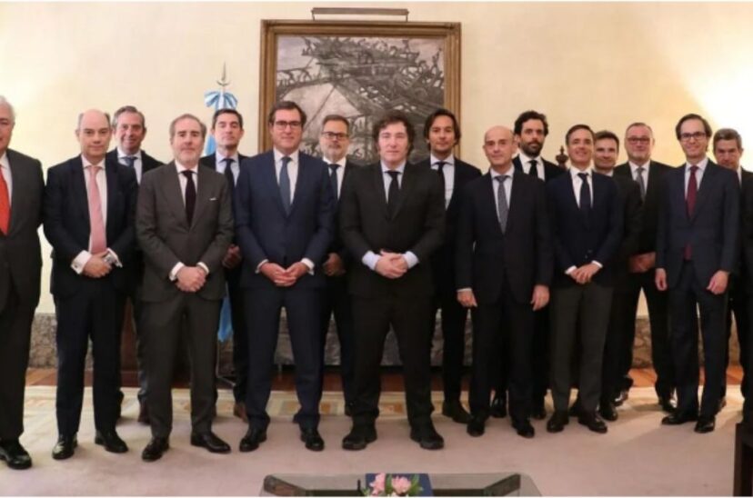 Milei España empresarios