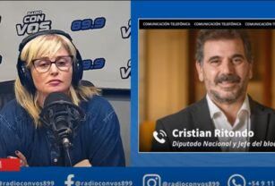 Manguel con Ritondo