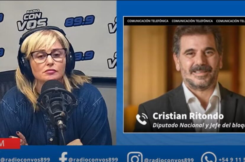 Manguel con Ritondo