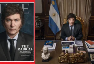 Milei revista Time