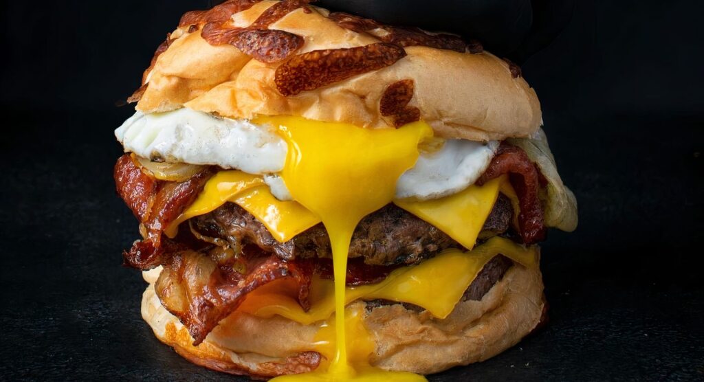 hamburguesa - mukbang - food porn 