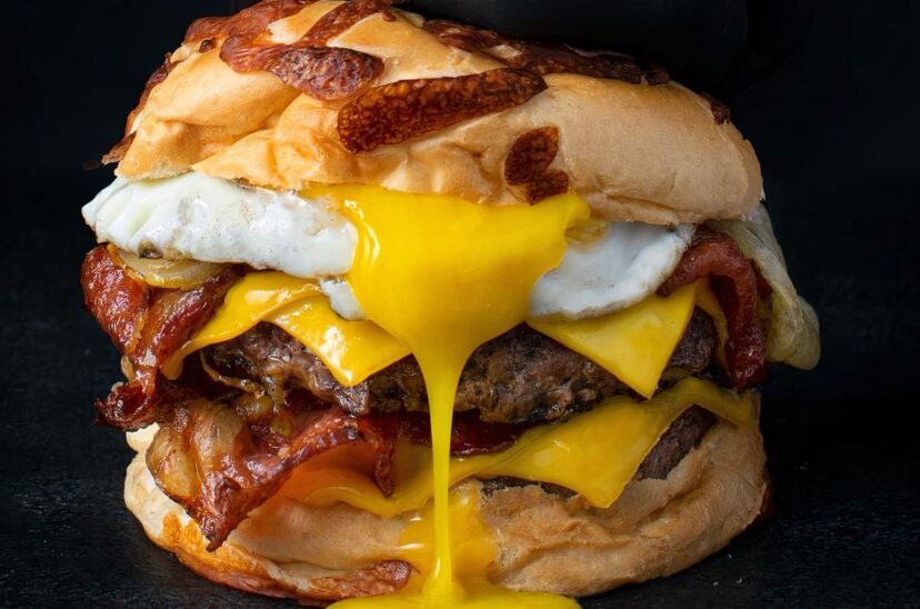 hamburguesa - mukbang - food porn