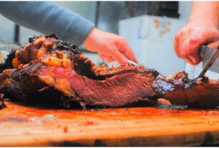 asado con cuero parrilla
