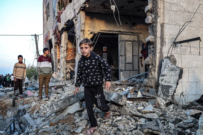 Rafah tras bombardeos de Israel