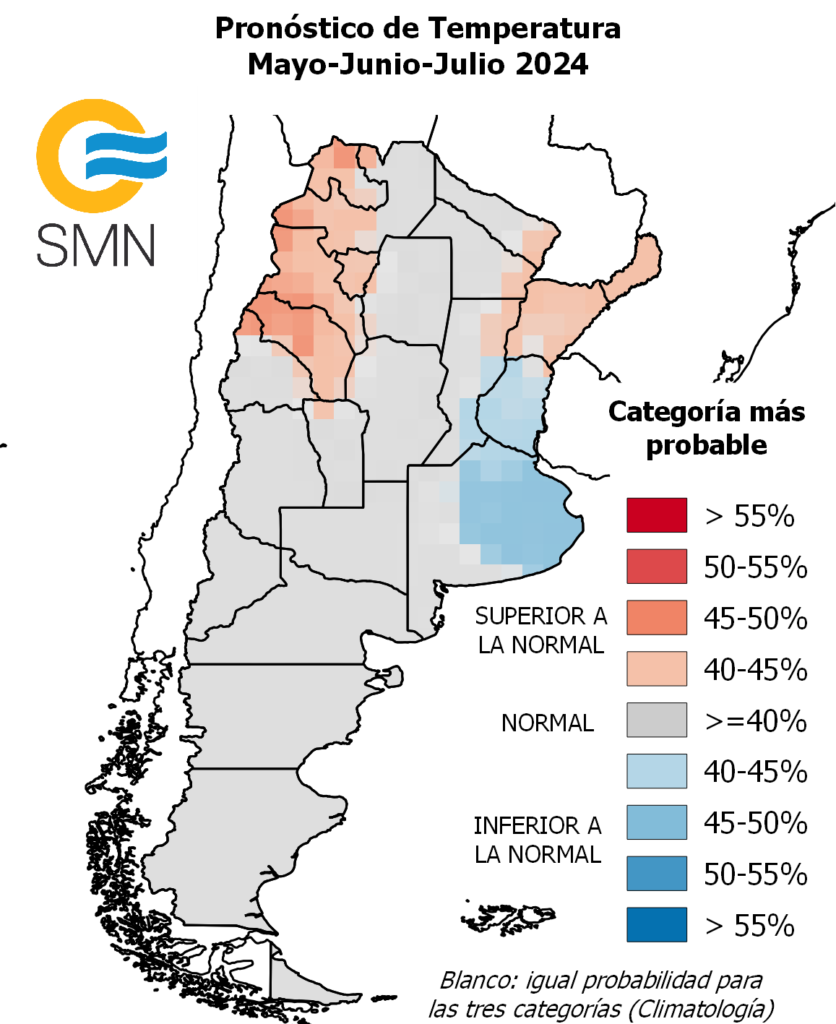 Niveles de frío trimestrales SMN