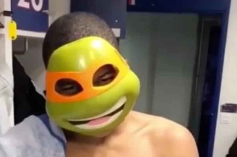 Mbappé Tortuga Ninja