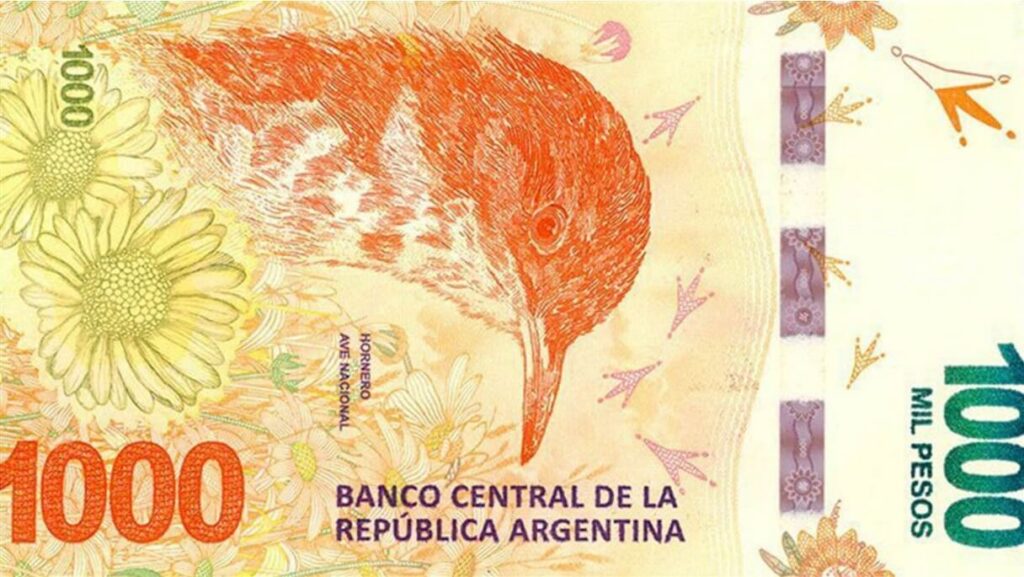 billete de $1000