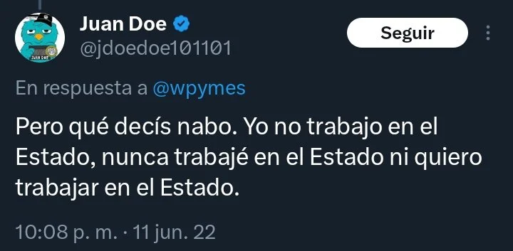 tuit de Juan Doe