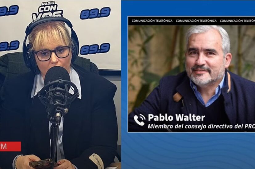 Pablo Walter con Manguel