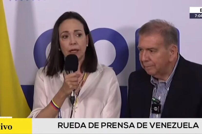 María Corina Machado y González Urrutia en Venezuela