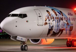 avión selección argentina