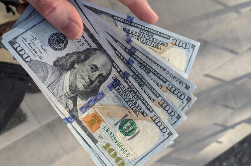 dólares dólar blue