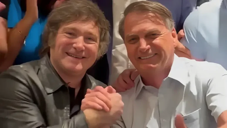 Javier Milei con Bolsonaro