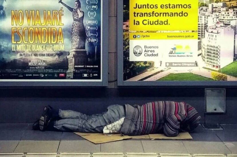 persona en situacion de calle frio
