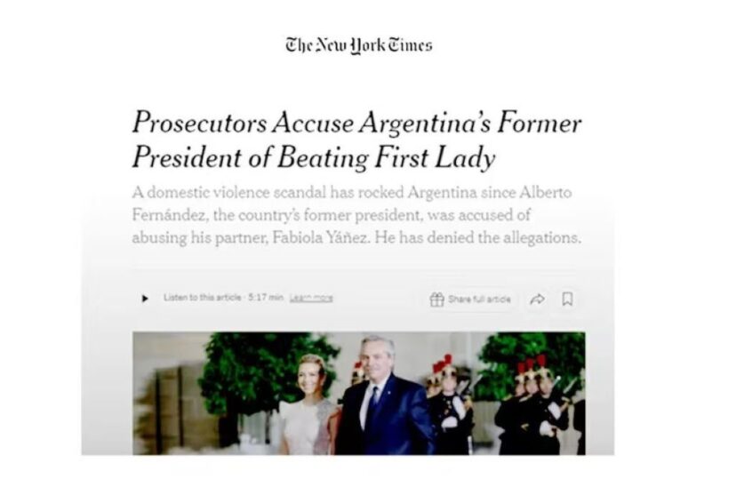 New York Times Alberto y Fabiola