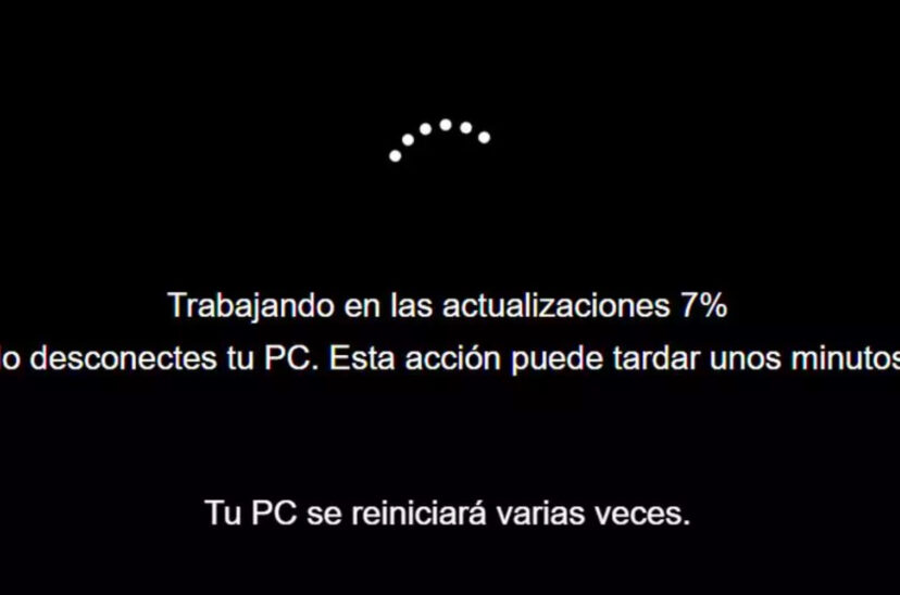 Windows Pantalla negra web