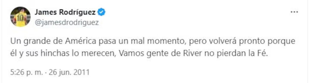tuit james rodriguez