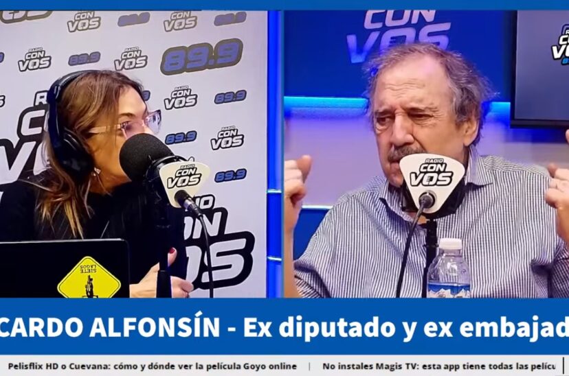 Ricardo Alfonsín en RCV
