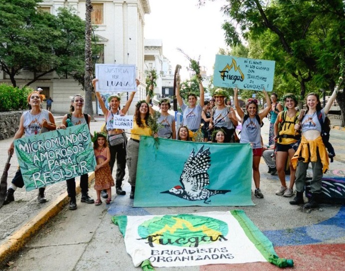 Fuegas, brigadistas.