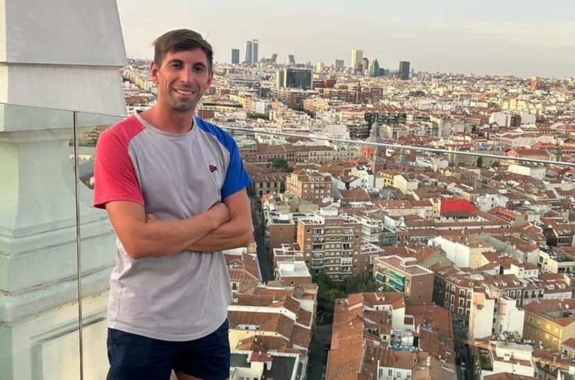 Francisco Gattabria, guardavidas argentino accidentado en Mallorca.