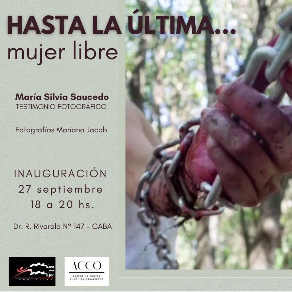 Exposición de María Silvia Saucedo sobre la trata de personas.