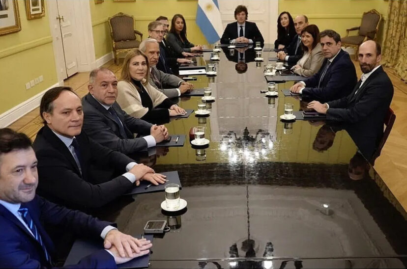 milei reunion senadores