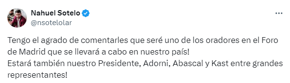 nahuel sotelo cumbre milei
