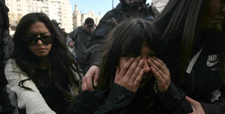 nena gaseada represión reforma jubilatoria
