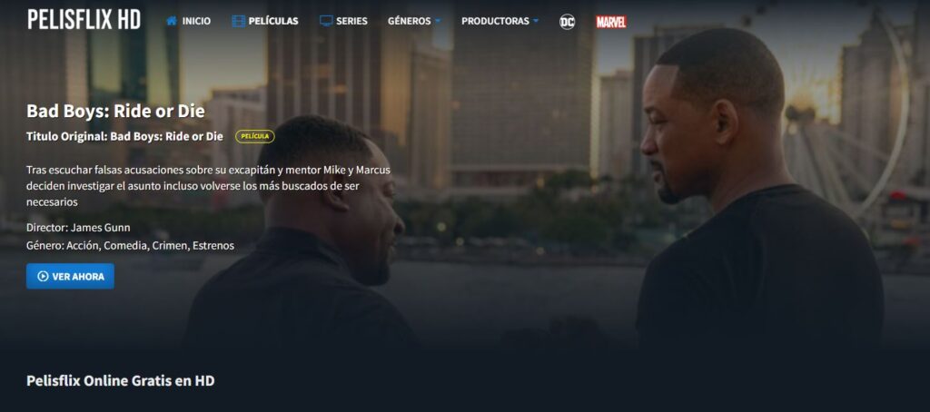 Bad Boys en Pelisflix HD