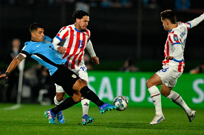 Eliminatorias Sudamericanas: Uruguay vs. Paraguay.