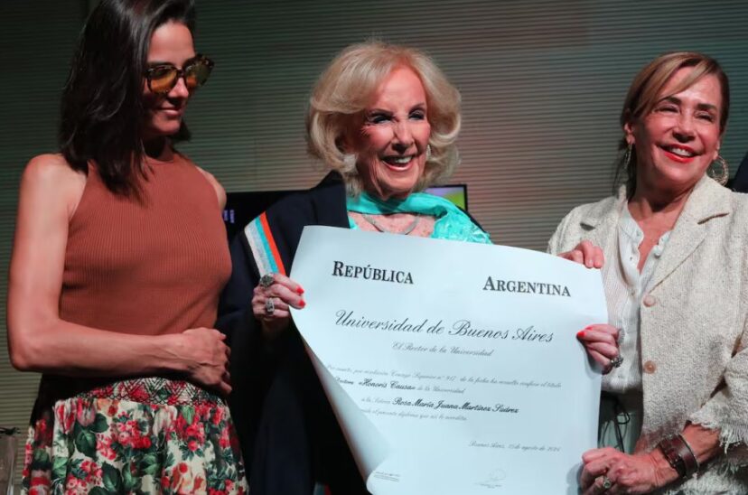 Mirtha Legrand honoris causa