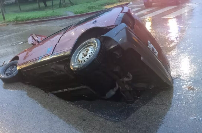 auto pozo