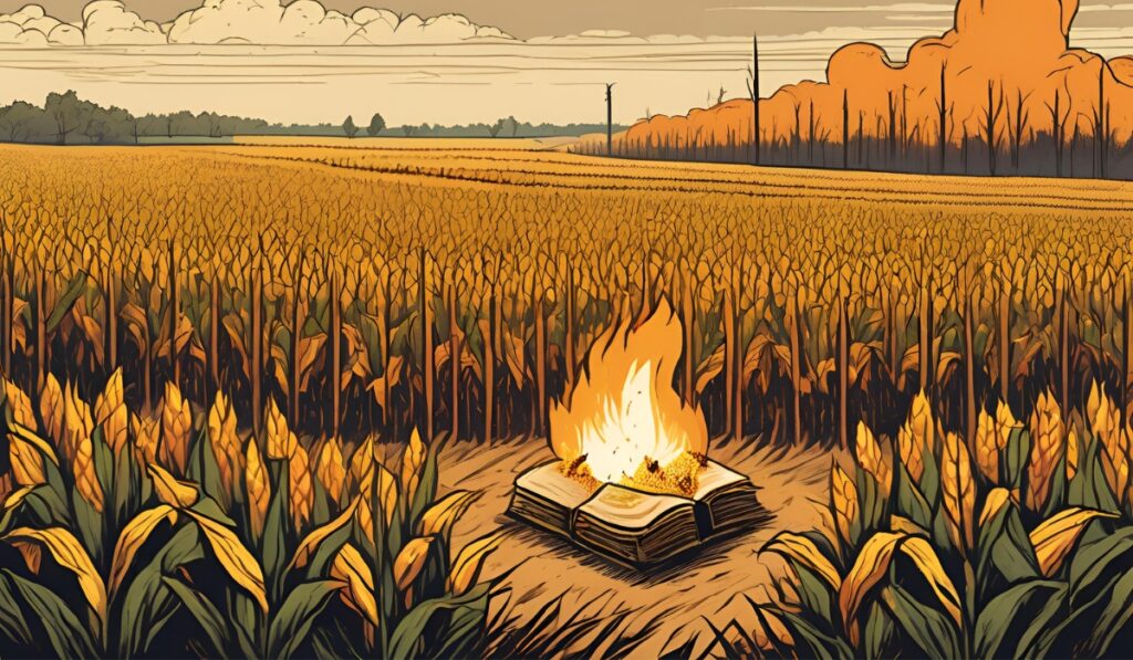 educación campo incendiado 2