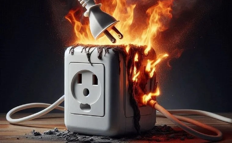 electrodoméstico fuego